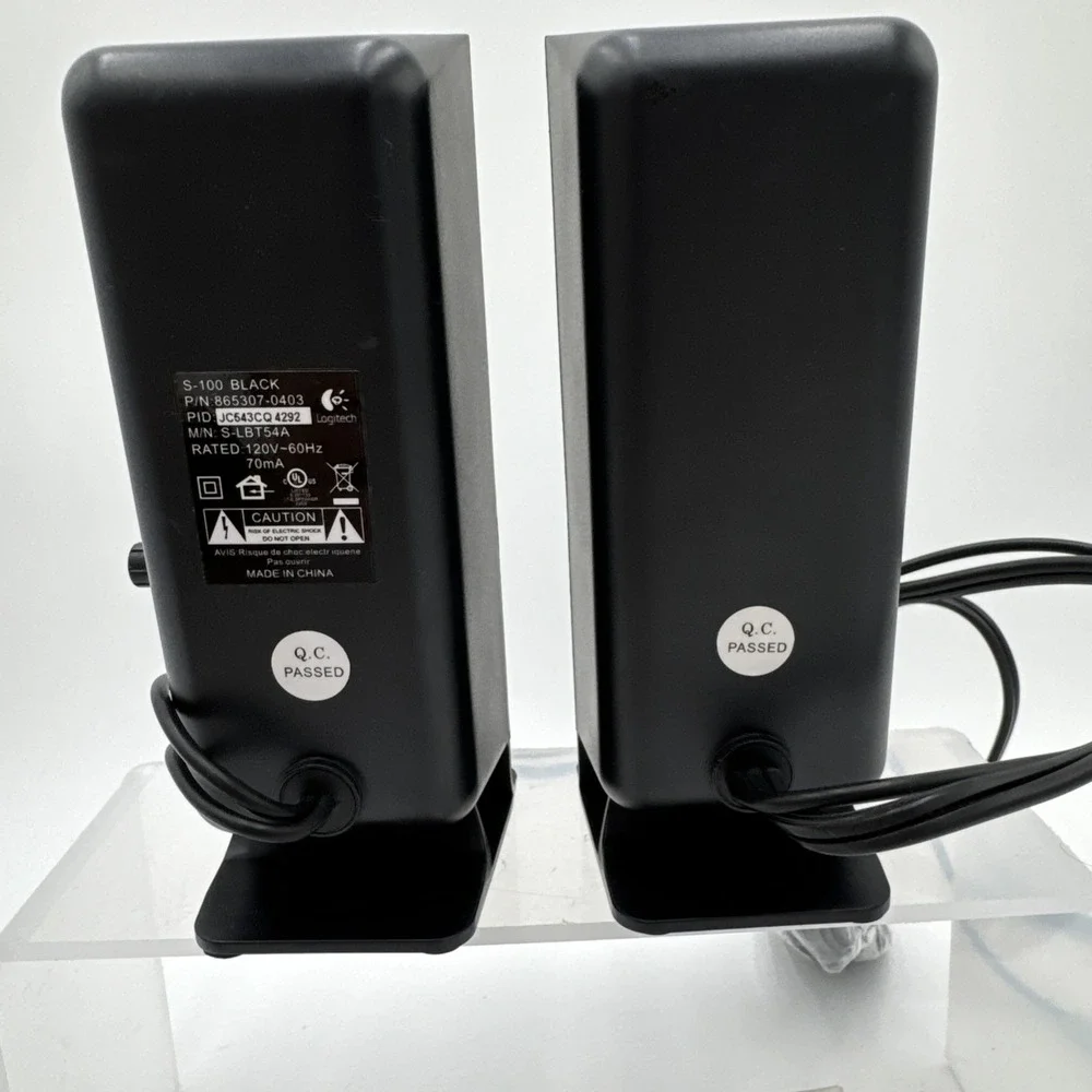 Logitech S100 Speaker System Nascar computer pc speakers